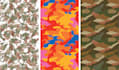 do unique seamless camouflage  pattern design