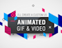 create a custom 2d animated explainer gif and video