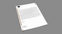 design a letterhead for your company