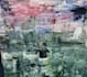 draw handmade abstract painting on canvas