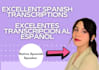 transcribe your audios in spanish efficiently