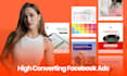 design high converting facebook and instagram ad creatives