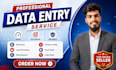 do data entry, virtual assistant and copy paste