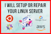 setup or repair your linux server