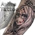 hand draw a unique anime or cartoon tattoo