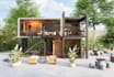 design your 3d container, container restaurant, house, shop design with render