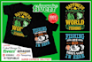 create bulk typography t shirt design merch by amazon