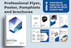 do beautiful promotional flyer brochure and pamphlet design