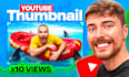 create high CTR youtube thumbnails fast