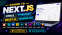 develop a pixel perfect next js full stack website from figma