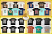 create trendy typography t shirts design