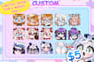 do custom twitch emotes or badges