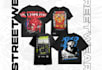 design custom culture streetwear t shirt