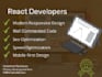 be your front end react js developer