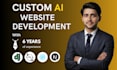 do ai software development, ai website, backend frontend as full stack developer