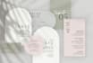 design modern minimalist invitation card