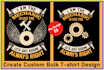 do graphic design or bulk t shirt design for your business