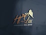 design remodeling, construction, renovation, real estate logo