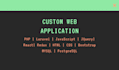 create your custom web application in PHP