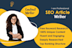 do top SEO article writing, content writing and blog writing