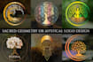 design modern sacred geometry or mandala or mystical logo