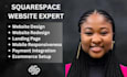 develop squarespace website build squarespace website create squarespace website