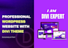 create unique divi wordpress website, landing page, using divi theme