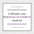 professionally edit your personal statement