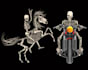 draw cool skeleton design