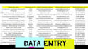 do fastest data entry in 1 hour