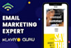 setup klaviyo email flows and email template for shopify