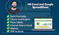 assist you with excel formulas, charts, and macros