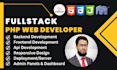 develop fullstack php website using laravel javascript html CSS lamp stack