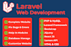 fix and develop php laravel web application