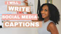 write SEO driven social media captions