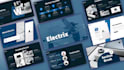 make creative modern powerpoint presentation design and animation business