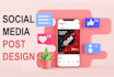 create attractive social media post design