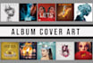 design modern and unique album cover art