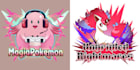 create pokemon logo for streaming, anime style