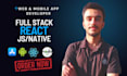 react native developer for ios and android mobile apps