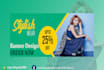 design your fashion banners and social add