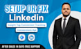 setup or fix linkedin conversion tracking, insight tag, conversions api by GTM