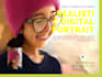 draw a digital portrait in color