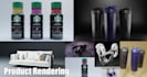3d model and render your product or design