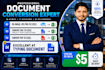 convert PDF to excel, word or CSV pdf form specialist
