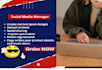 provide you social media manager services at cheap price