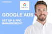 set up ROI focused google ads search campaign