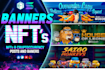 design nft banner and crypto for twitter and opensea header