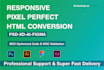 convert figma to html, sketch to html, psd to html responsive bootstrap5