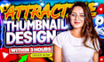 design amazing youtube thumbnail and best thumbnails design